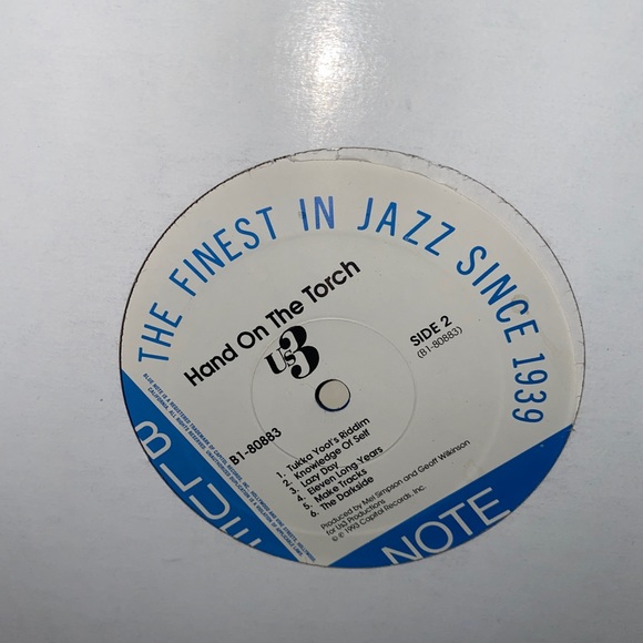 Us3 Hand On The Torch
Make Offer
Plays great. Looks NM-
Label: Blue Note - Picture 2 of 2